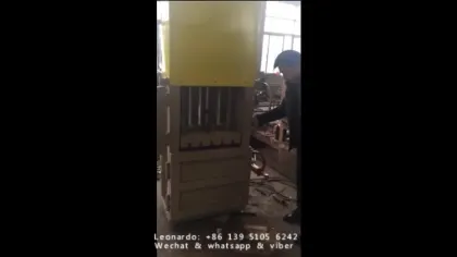 hydraulic baler machine