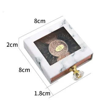 Customised One Pair Packaging Eyelash Boxes