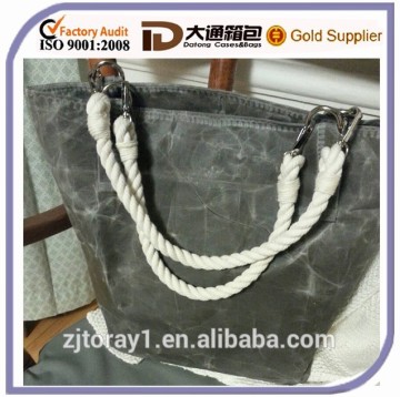 Waxed Canvas Tote Bag Shoulder Bag for Women