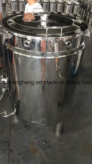 120 Gallon Insulated Mash Tun with 3 Recirculation Fittings and Manway