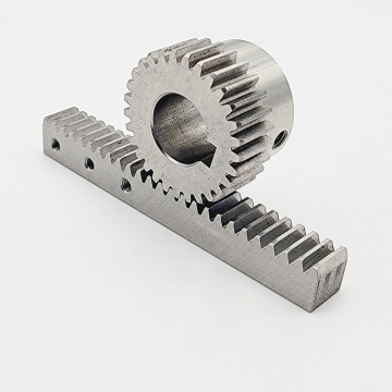Chaîne de vitesse de précision CNC personnalisée Silver Black Steel Racks et Pinions