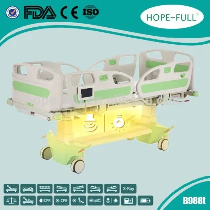 Imported ABS engineering plastic multifunctional electric ICU bed