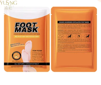 Fresh Ginger Exfoliation Foot Mask for Moisturizing and Hydrating Tender Skin
