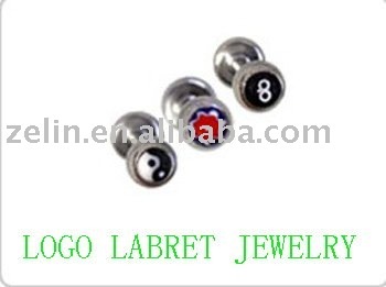 fashion logo body jewelry,lip piercing jewelry