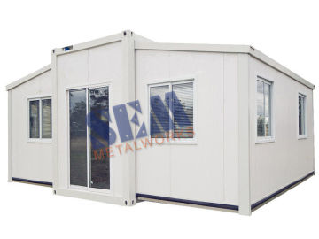 20ft White Foldable Modular Container House With Aluminum Door And Window
