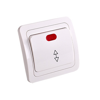 1 gang 2 way wall switch with light