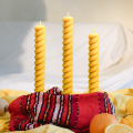 Espiral 100 por ciento de cena de cera de abejas puras velas