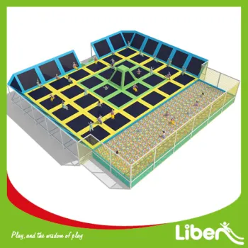CE approved kids best indoor trampoline park for sale
