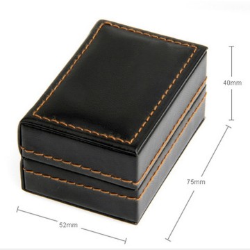 Luxury Cufflinks Packaging Box Make Custom Leather Gift Box
