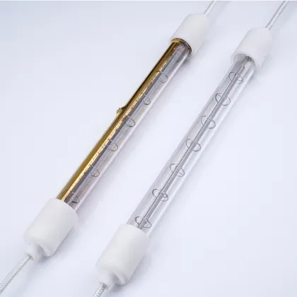 Wholesale Twin Tube Infrared Quartz Heating Halogen Lamp for Heraeus Printer