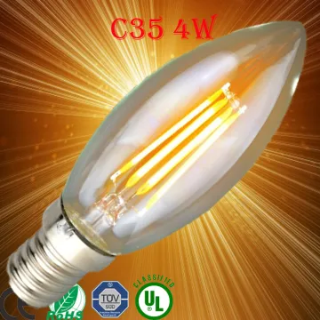 led bulb assembly machine 4W Dimmable LED filamentfilament bulb/led candelabra bulb/filament candle