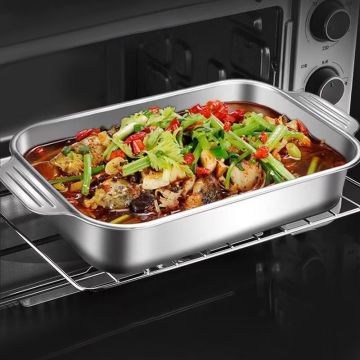Heat-Resistant Sophisticated Rectangular Bandeja De Platos