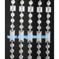 Cortinas de guirnalda de cuentas de diamantes cuadradas de cristal acrílico para puerta elegante cadena de cuentas de Haning