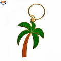 Collections Gift Metal Customized Logo Plant Keychain