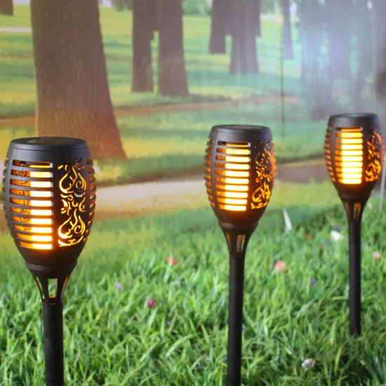 Brightenlux Solar Flame Lamp: Outdoor IP65 Waterproof Long-Lasting Lawn Light