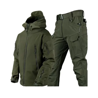 Tactical Factory Supply Camouflage Jacket - Windproof Hiking Clothing