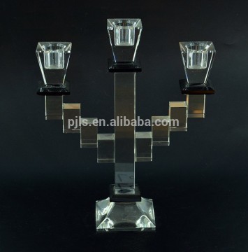 Transparent cheap crystal candle holder wedding favor gift
