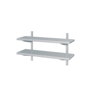 Customized High Quality Durable 2 Layers Stainless Steel Wallshelf