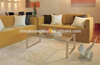 cheap hotel glass coffee table HDCT362