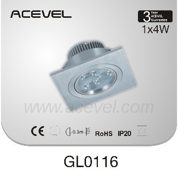 1*4W Epistar LED Grill Light, CE&ROHS Approved