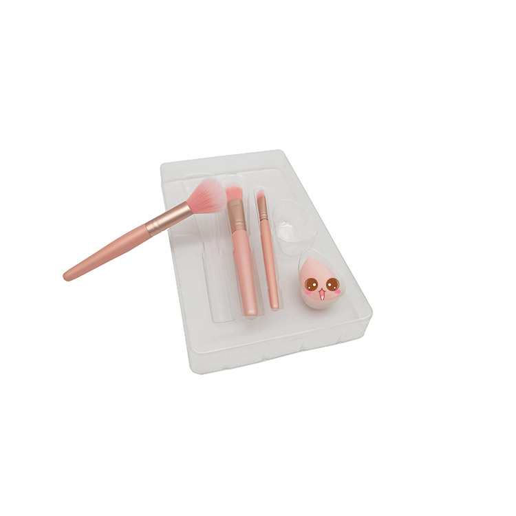 Clear Plastic Gift Blister Tray For Makeup Brush