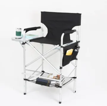 Portable Upgraded Director Makeup Artist Chair - Modern Fishing and Beach Chair
