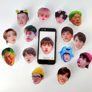 Customized Sublimation Acrylic Griptok for Kpop Star Holder and Phone Socket Stand