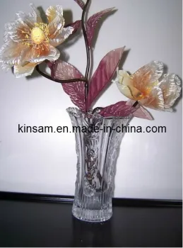 High Quality Crystal Craft Vase, Glass Beastiful Vase Home Decoration Gifts (KS15048)
