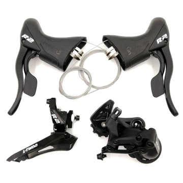 LTWOO R2 2x7 Speed Bike Groupset: Shifter and Derailleur Set