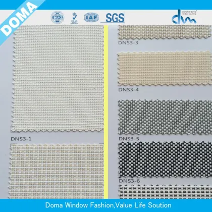 Roller blinds 3% open factor sunscreen fabric