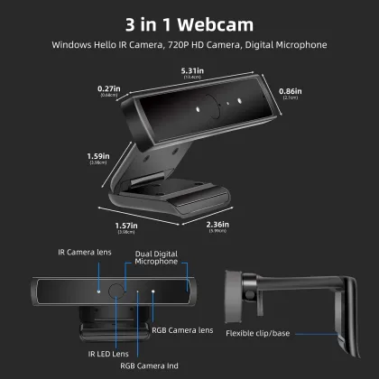 1080P HD USB Webcam Video Webcam
