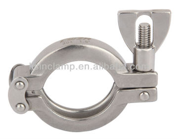 Sanitary stainless steel heavy duty clamp