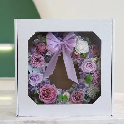 Everlasting Rose Wreaths: Preserved Flower Decorations for Home