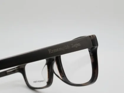 Black+red+grey Eyeglasses Ermenegildo Zegna Branded Optical Frames Vz3579m Col.gr4
