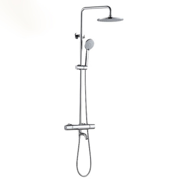Wall Mounted Bathroom Brass Thermostatic Shower Set