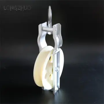 Nylon or Steel Sheave Cable Ground Roller Pulley Block Electric Cable Pulley
