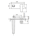 Athens Wall Mount Single Lever Basin Mixer