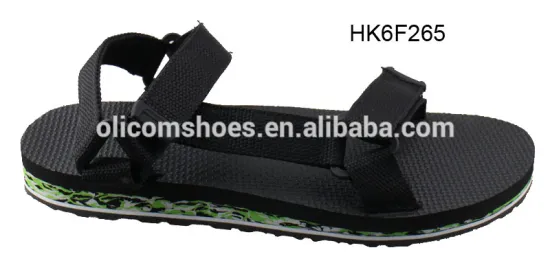 Eva Sole Textile Upper Man Factory Sandals Shoes, High Quality Eva Plastic Slippers