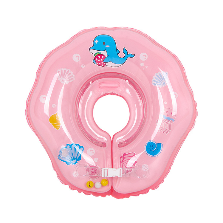 Baby simning leksaker barn uppblåsbara luft halsring