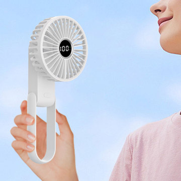 Battery Operated Portable USB Handheld Neck Fan