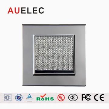 Good sales diamond black tempered crystal wall switch