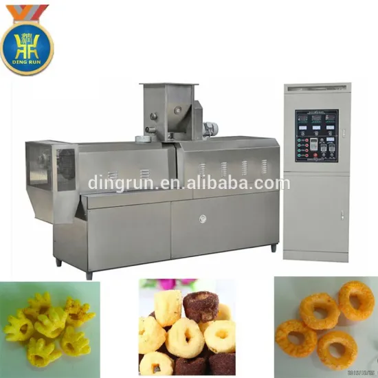 puff expanded corn snacks machine extruder