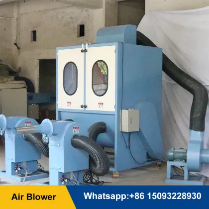 Adjustable Airflow Blower Waste Cloth Stuffing Machine with Sponge Crushing Filling Line