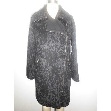 L/S CHARCOAL BIKER LONGLINE JACKET