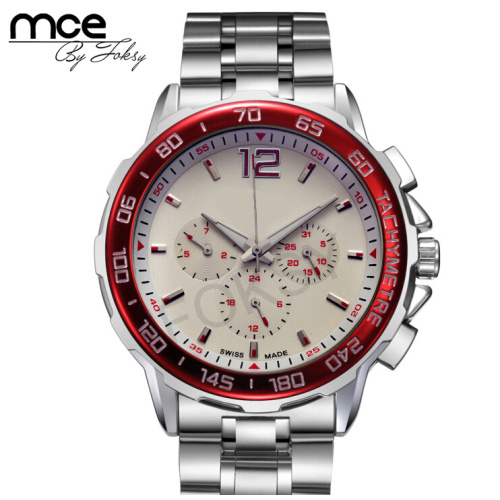 Mechanical steel band watch custom with your logo