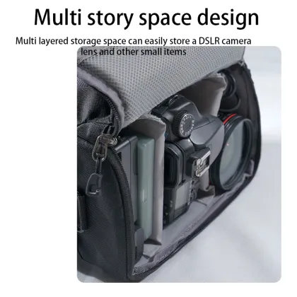Versatile Premium SLR Camera & Lens Bag for Canon, Sony, Fuji with Protective Interior