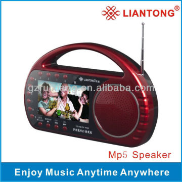 Mini Portable MP5 Speaker with USB TF Card function