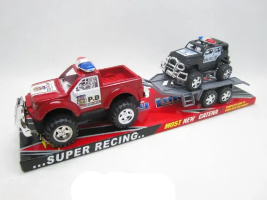 FRICTION POLICE CAR WITH JEEP