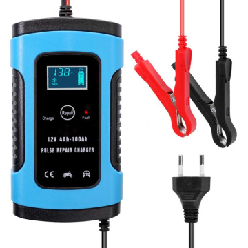 Automatic Car Battery Charger Intelligent Repair Type Fast Power Charging Lead Acid Digital LCD Display Parts Auto Accessories