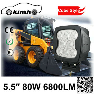 7inch 80W 6800LM Made in china Cube Style Auto 12V Led Work Light